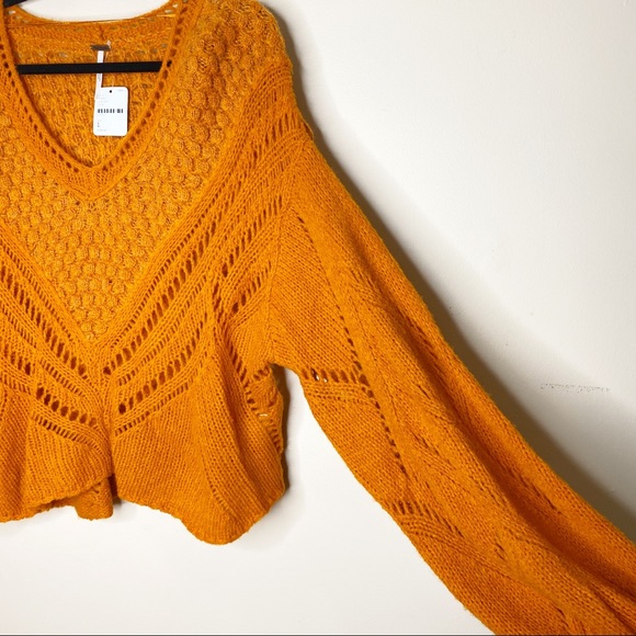 {Free People} bright snowball sweater - Picture 3 of 8